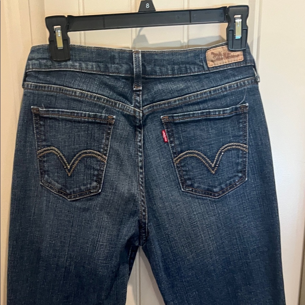Levi's Dark Blue Straight Leg Jeans